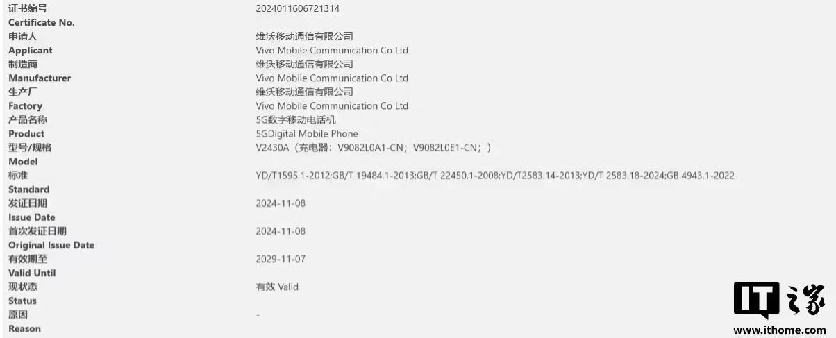 vivo S20 Pro透過3C認證，支援90W快充