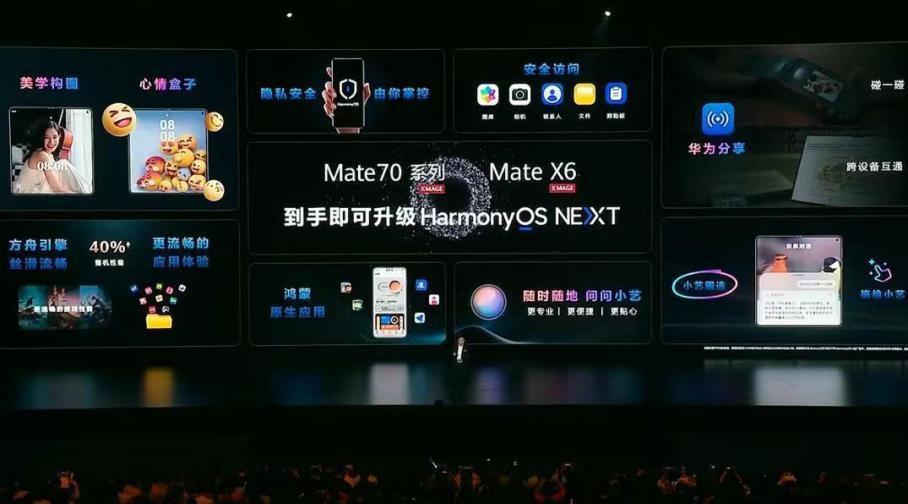 華為Mate70、MateX6到手升級原生鴻蒙可領近千元權益