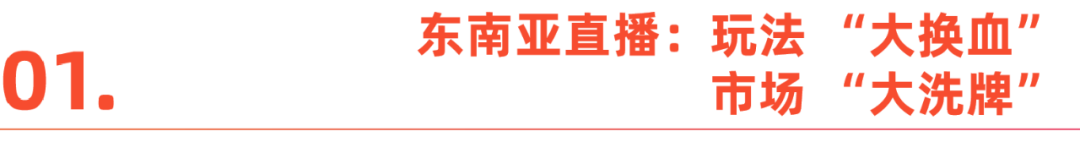 直播：電商東南亞的“變陣時刻”